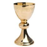 Pozlaćeni liturgijski kalež od mesinga model 10-119-M