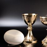 Pozlaćeni liturgijski kalež sa patenom od mesinga model 10-724
