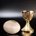 Pozlaćeni liturgijski kalež sa patenom od mesinga model 10-725-2