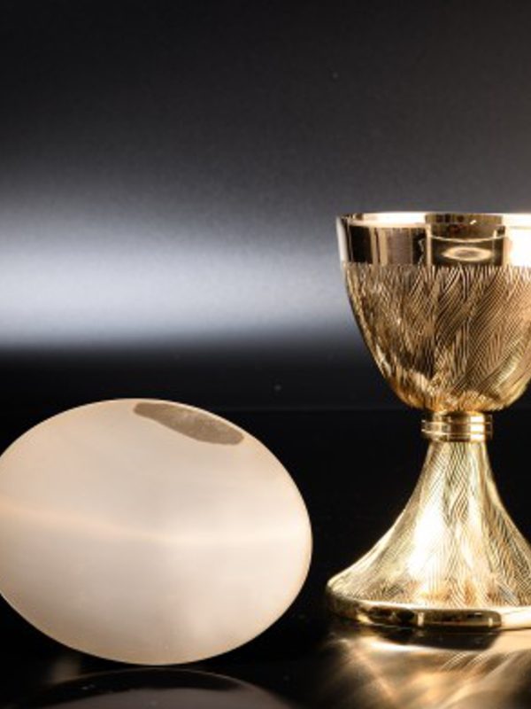 Pozlaćeni liturgijski kalež sa patenom od mesinga model 10-725-2