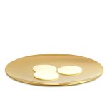 Pozlaćenia patenaod mjedi promjera 10 cm