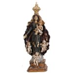 Kip Gospe od Guadalupe s Djetetom Isusom od smole visine 63 cm