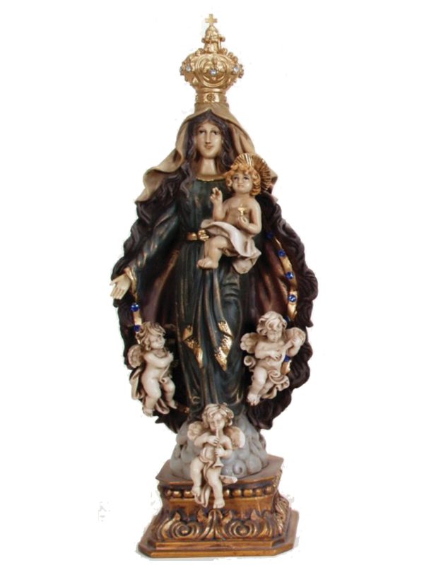Kip Gospe od Guadalupe s Djetetom Isusom od smole visine 63 cm