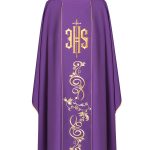 Ljubičasta misnica za došašče i korizmu liturgije KOR 031 liturgijsko ruho Knjižara sveti Dominik