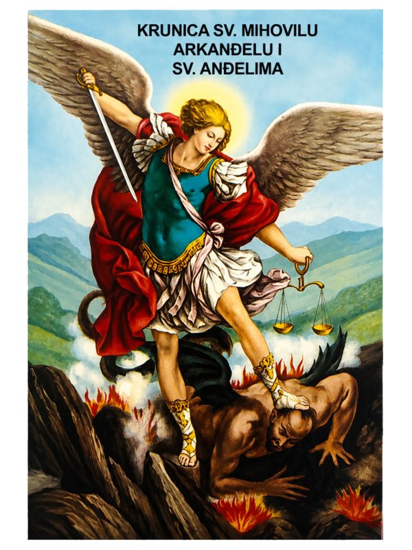Krunica s molitvom – sv. Mihovilu i sv. Anđelima u zaštitnom pakiranju