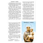 Desetica sv. Ante s 13 zrna i priloženim molitvama za svakodnevnu pobožnost. text