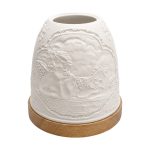 Porculanski svijećnjak Mini Igloo 469 anđela Raffaelo bijeli
