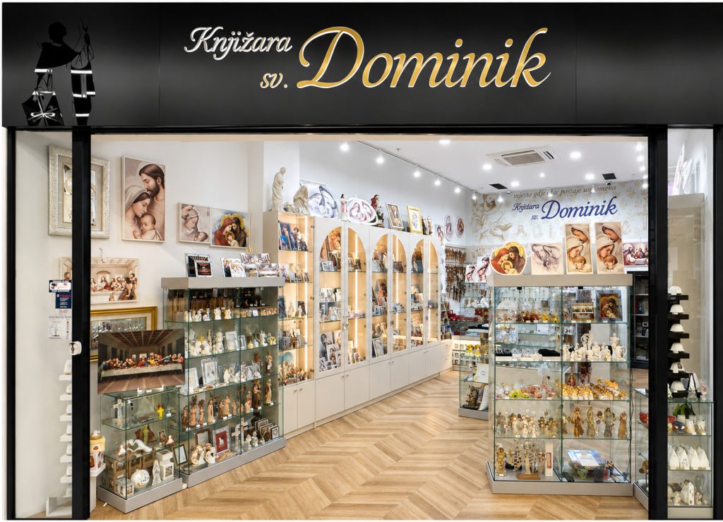 Knjižara sv. Dominik u City Center one Split – vjerski darovi i sakralni program