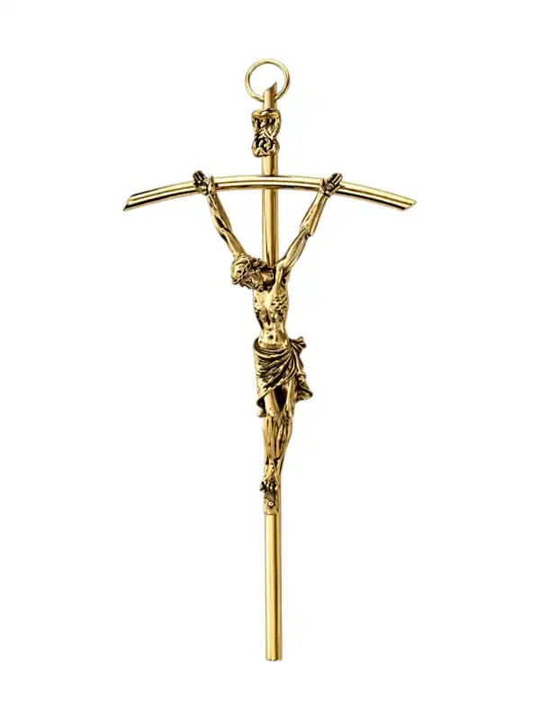 Metalni križ C.564-20 20 cm – pozlaćeni