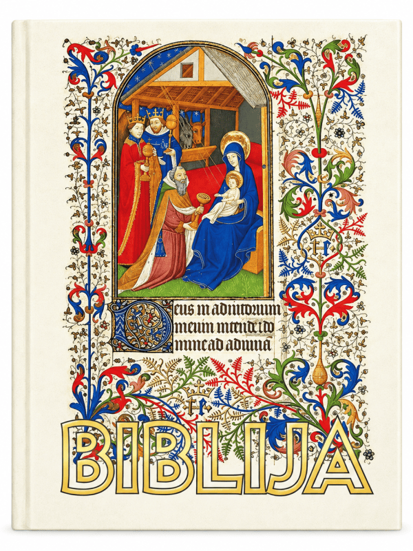 Biblija naslovnica Poklon mudraca u talijanskom uvezu