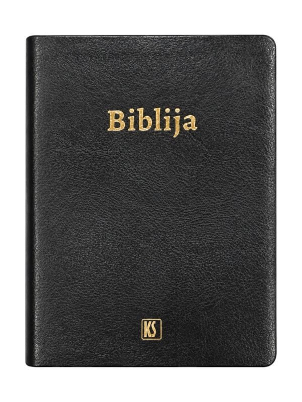 Džepna Biblija u crnom uvezu od umjetne kože