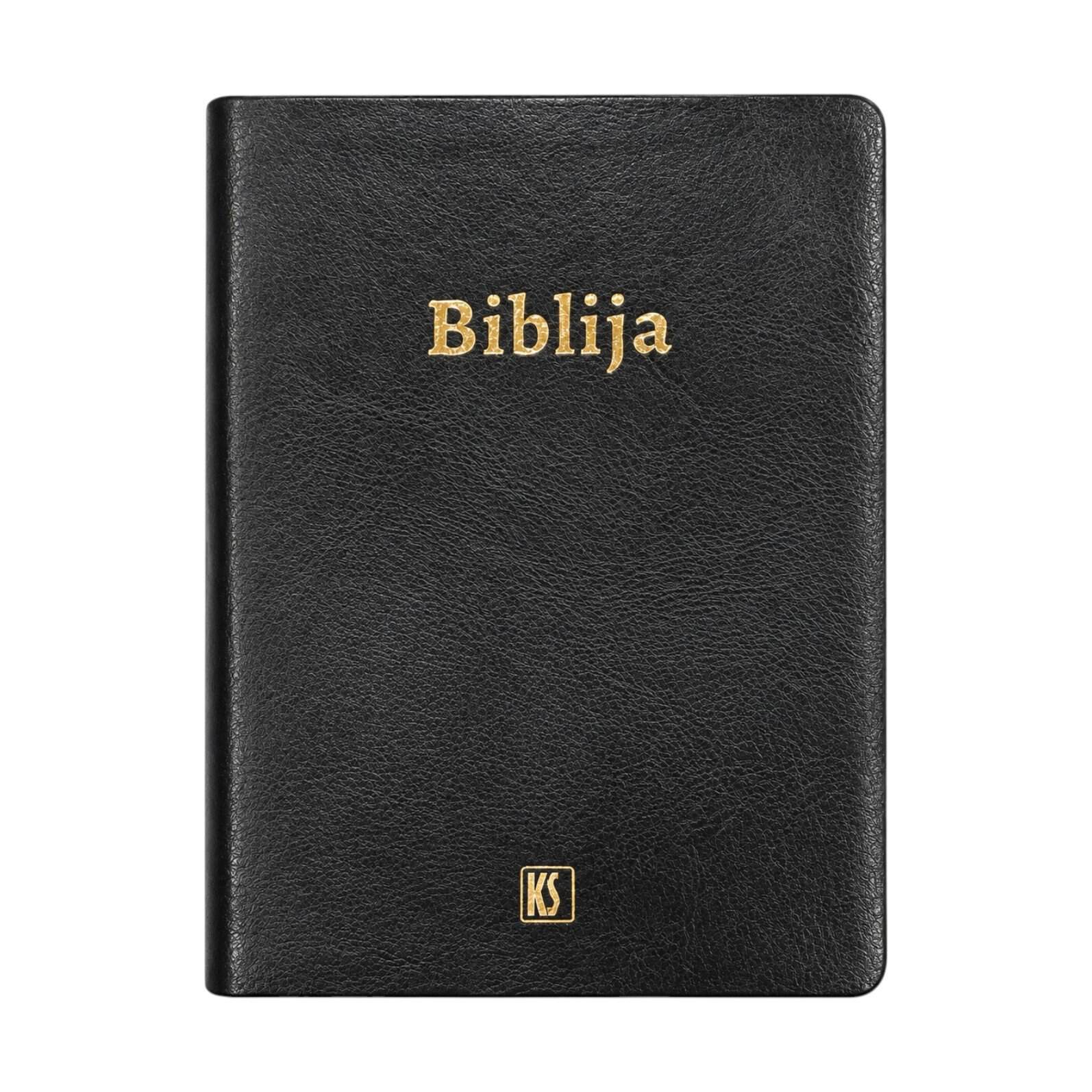 biblija dzepna Džepna Biblija u crnom uvezu od umjetne kože