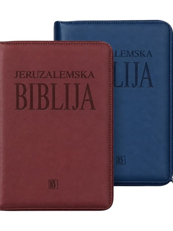 Jeruzalemska Biblija u etuiju sa zatvaračem i zlatorezom