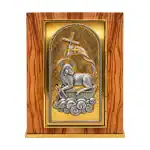 Tabernakul Agnus Dei 329U od maslinova drva s reljefnim vratima